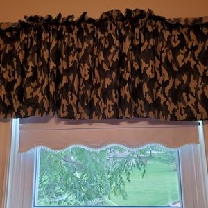 Camo Curtain Valance
